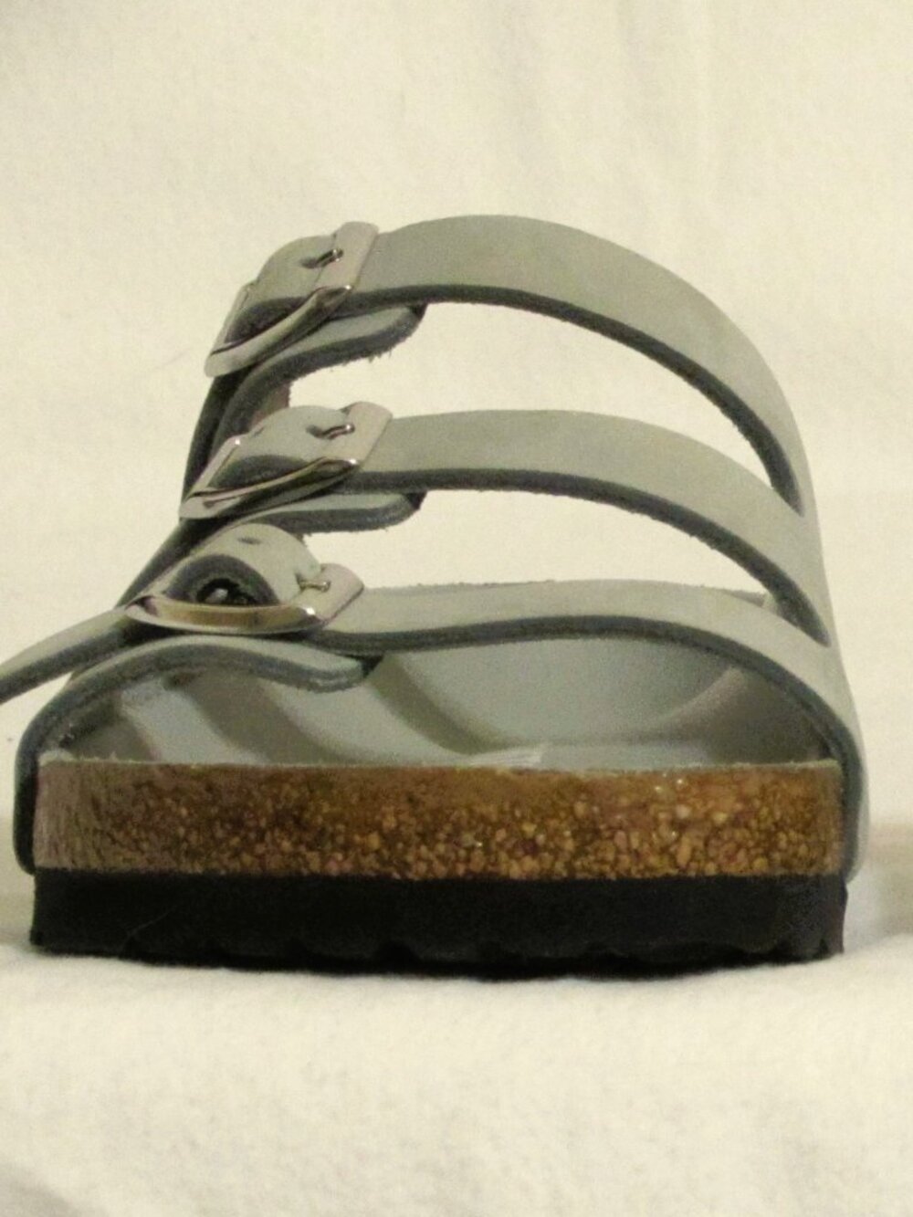 NEW Womens Ladies BIRKENSTOCK Seafoam Green Leather Sandal Shoes 8 M Orig $164 - Picture 3 of 12
